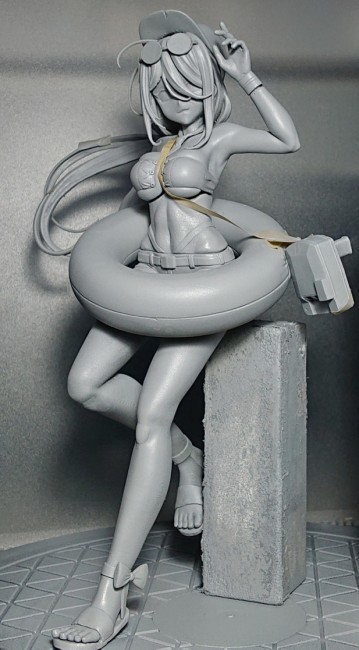 巨乳水着 有明 水着モード 空色こよみ 艦隊これくしょん 艦これ ガレージキット レジンキャストキット 艦これ 空色こよみ 艦隊これくしょん 有明改 No.432 さんのマンガ