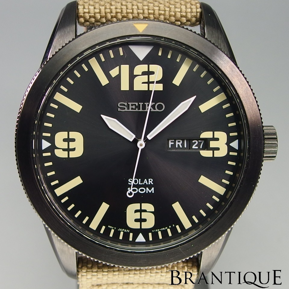 Seiko Solar V158-0AR0 ソーラー Watch セイコー SOLAR SEIKO(セイコー 