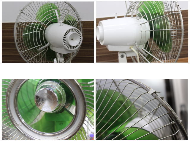 動作品☆扇風機 昭和レトロ TOSHIBA CRYSTAL ZEPHYR DF-30A 30cm卓上扇