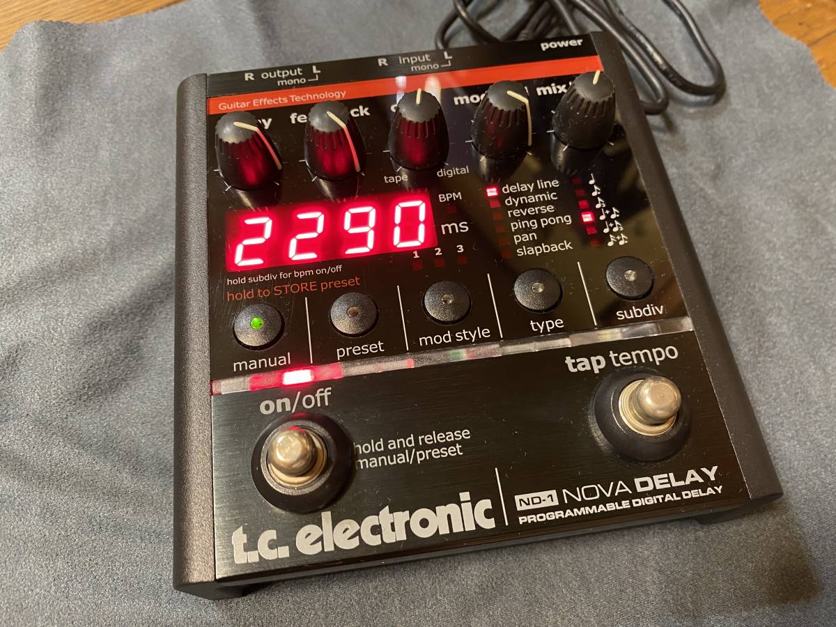 TC ELECTRONIC Nova Delay エフェクター エレキギター 【公式通販】
