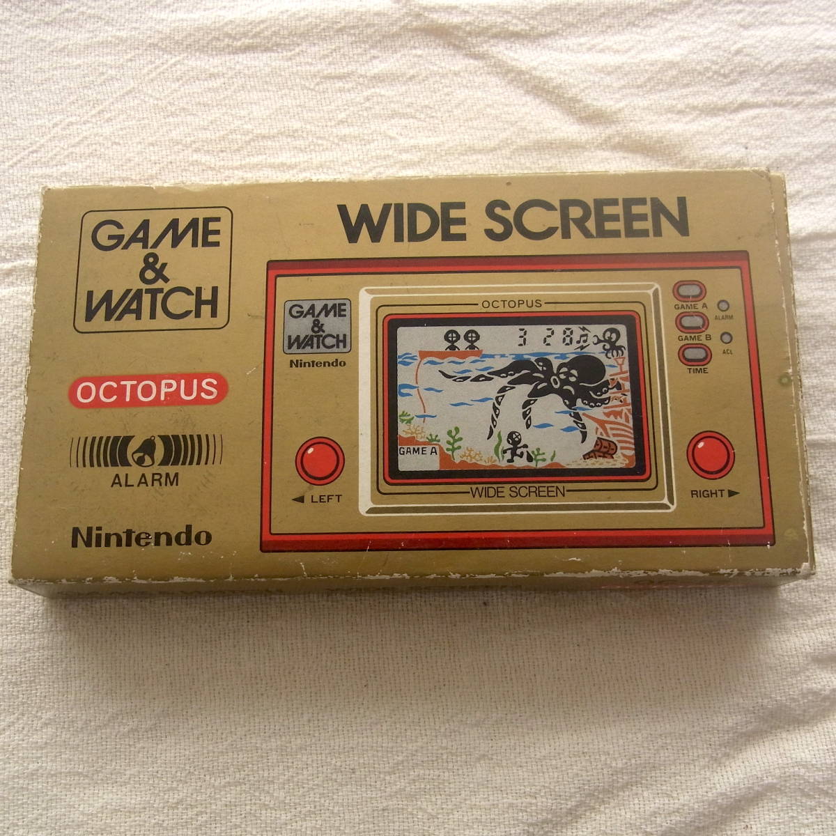 動作OK!!任天堂【ゲームウォッチ】オクトパス／OCTOPUS／WIDE SCREEN