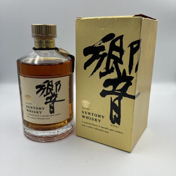 酒708-U13-673 SUNTORY サントリー WHISKY ウィスキー HIBIKI 響 ゴールドキャップ 箱有り 700ml 43% 未開栓 ⑦