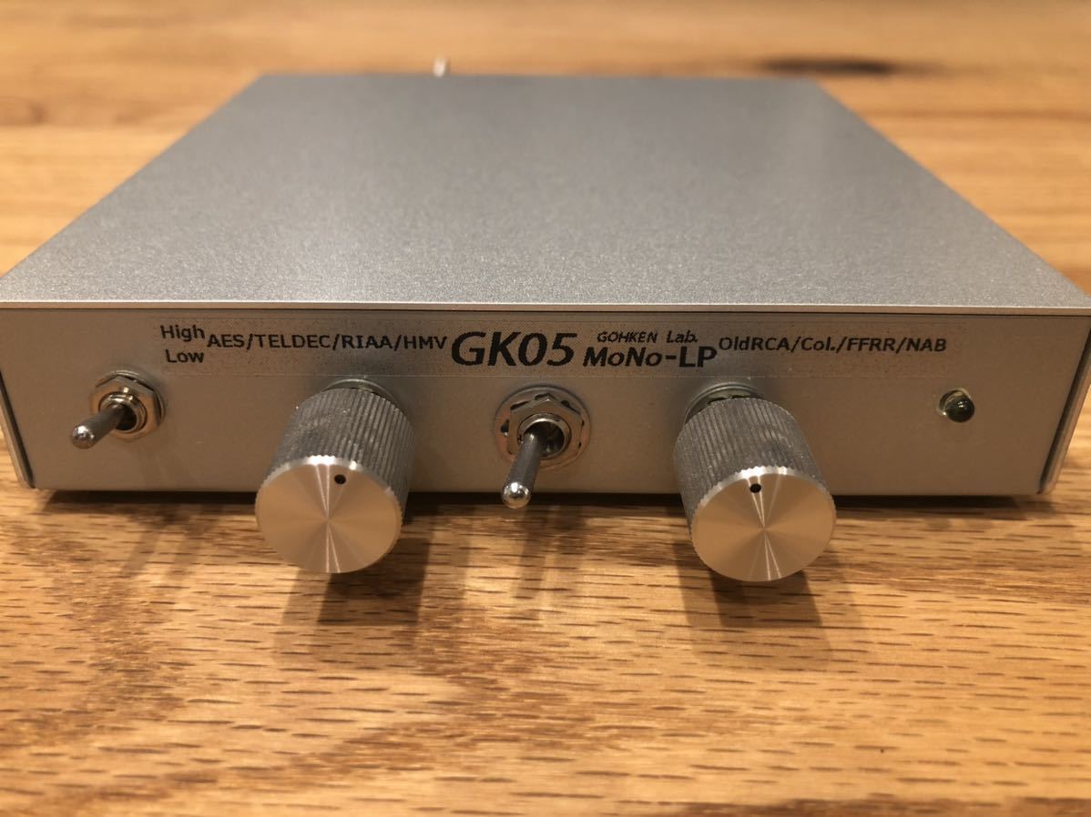 新品同様 合研LAB フォノイコライザー GK05monoLP 合研ラボ モノラルレコード 高音質