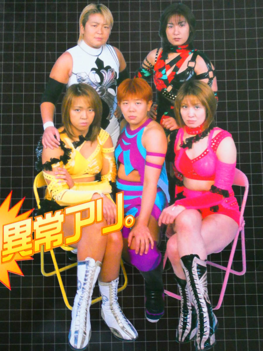 全日本女子プロレス2001年パンフレット 下田美馬、三田英津子、豊田