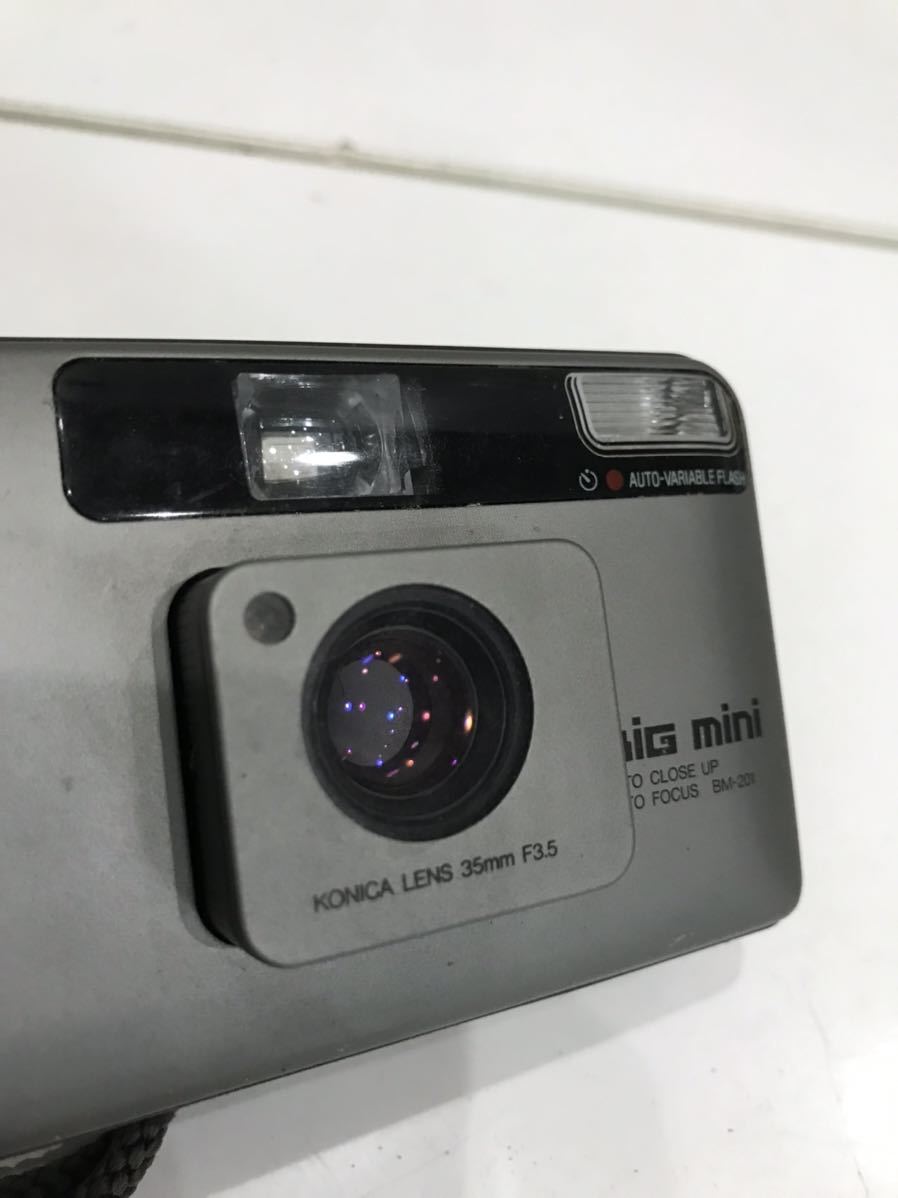 仙104 Konica BIGMINI F 35mm F2.8 コンパクト フィルムカメラ コニカ