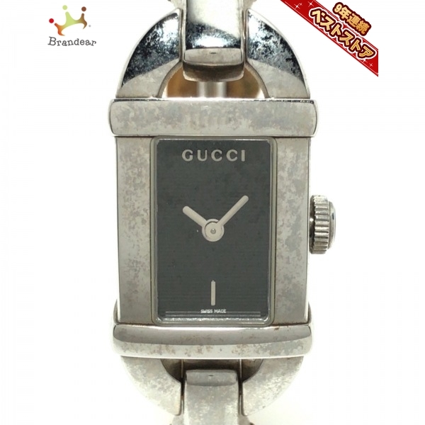 【人気定番，セール】 GUCCI グッチ 腕時計 - 6800L レディース 黒(女性用)｜売買されたオークション情報、yahooの商品情報をアーカイブ公開 - オークファン 女性用