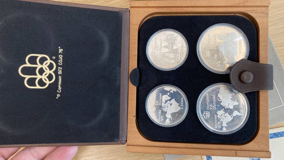 NO1 オリンピア モントリオールオリンピック銀貨 記念銀貨4枚セット
