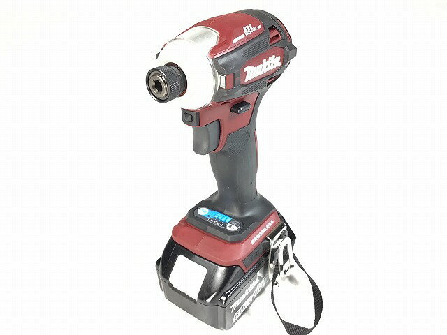 ☆未使用品☆makita マキタ 18V 充電式インパクトドライバ TD172DGXAR 赤/オーセンティックレッド バッテリ2個(18V 6.0Ah) 充電器付 36199 マキタ インパクトドライバー TD173DRGX (makita) 充電器別売 中古の通販