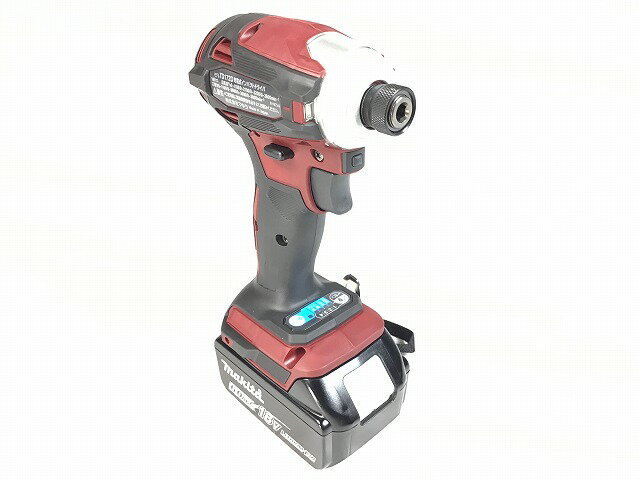 ☆未使用品☆makita マキタ 18V 充電式インパクトドライバ TD172DGXAR 赤/オーセンティックレッド バッテリ2個(18V 6.0Ah) 充電器付 36199 マキタ インパクトドライバー TD173DRGX (makita) 充電器別売 中古の通販