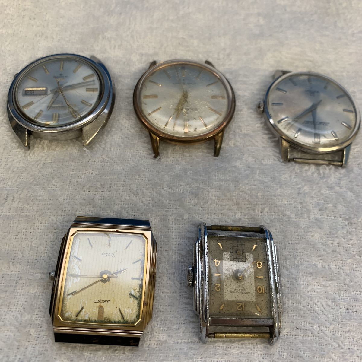 人気定番,限定SALE NO.0949.520..SEIKO セイコー 腕時計 J15006E 6106-8010 9531-5160 15007D など まとめ5点セット 動作未確認 現状ジャンク品