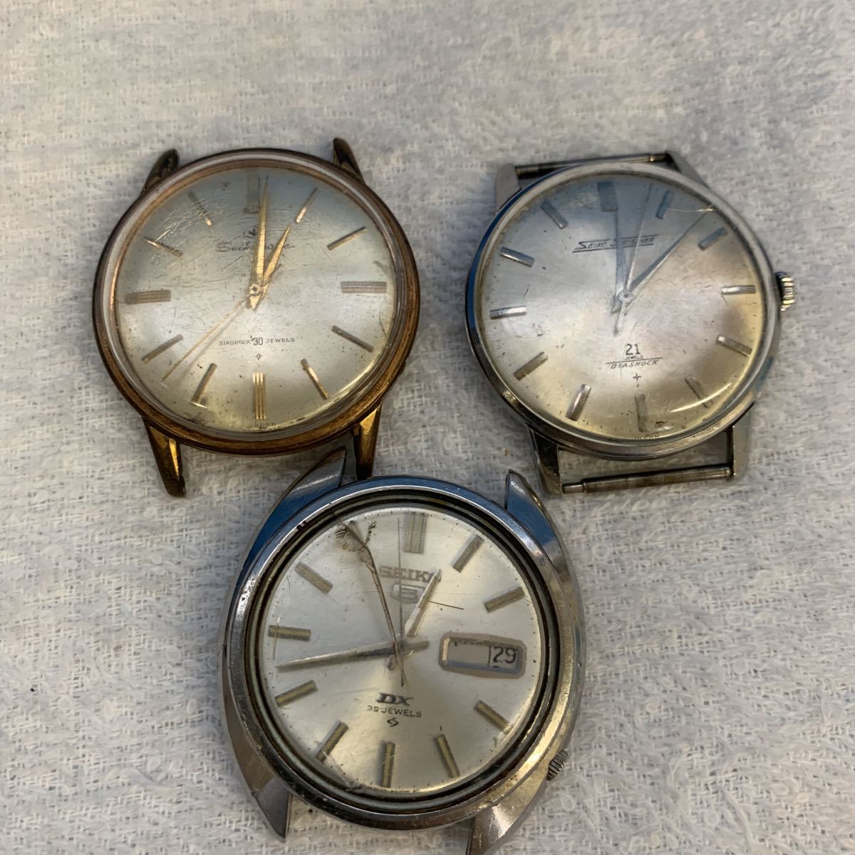 人気定番,限定SALE NO.0949.520..SEIKO セイコー 腕時計 J15006E 6106-8010 9531-5160 15007D など まとめ5点セット 動作未確認 現状ジャンク品