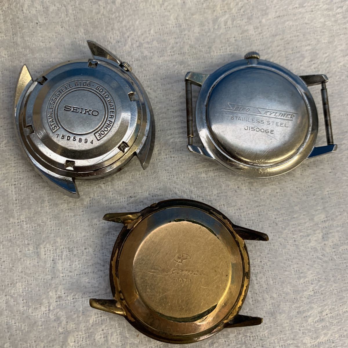 人気定番,限定SALE NO.0949.520..SEIKO セイコー 腕時計 J15006E 6106-8010 9531-5160 15007D など まとめ5点セット 動作未確認 現状ジャンク品