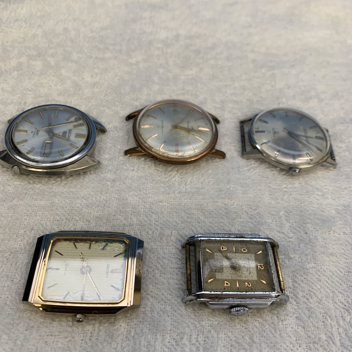 人気定番,限定SALE NO.0949.520..SEIKO セイコー 腕時計 J15006E 6106-8010 9531-5160 15007D など まとめ5点セット 動作未確認 現状ジャンク品