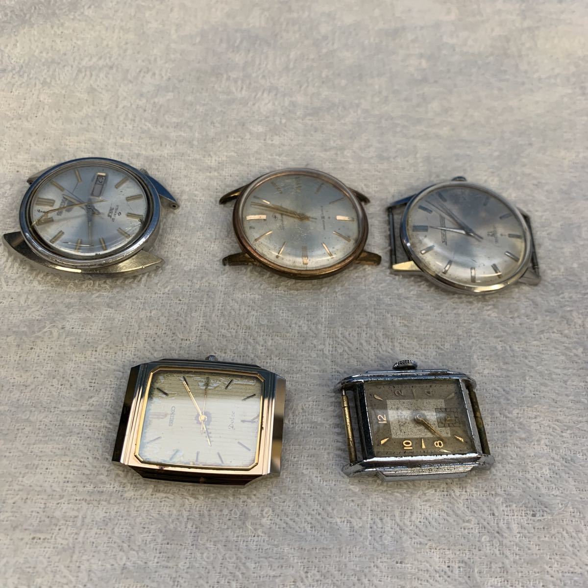 人気定番,限定SALE NO.0949.520..SEIKO セイコー 腕時計 J15006E 6106-8010 9531-5160 15007D など まとめ5点セット 動作未確認 現状ジャンク品