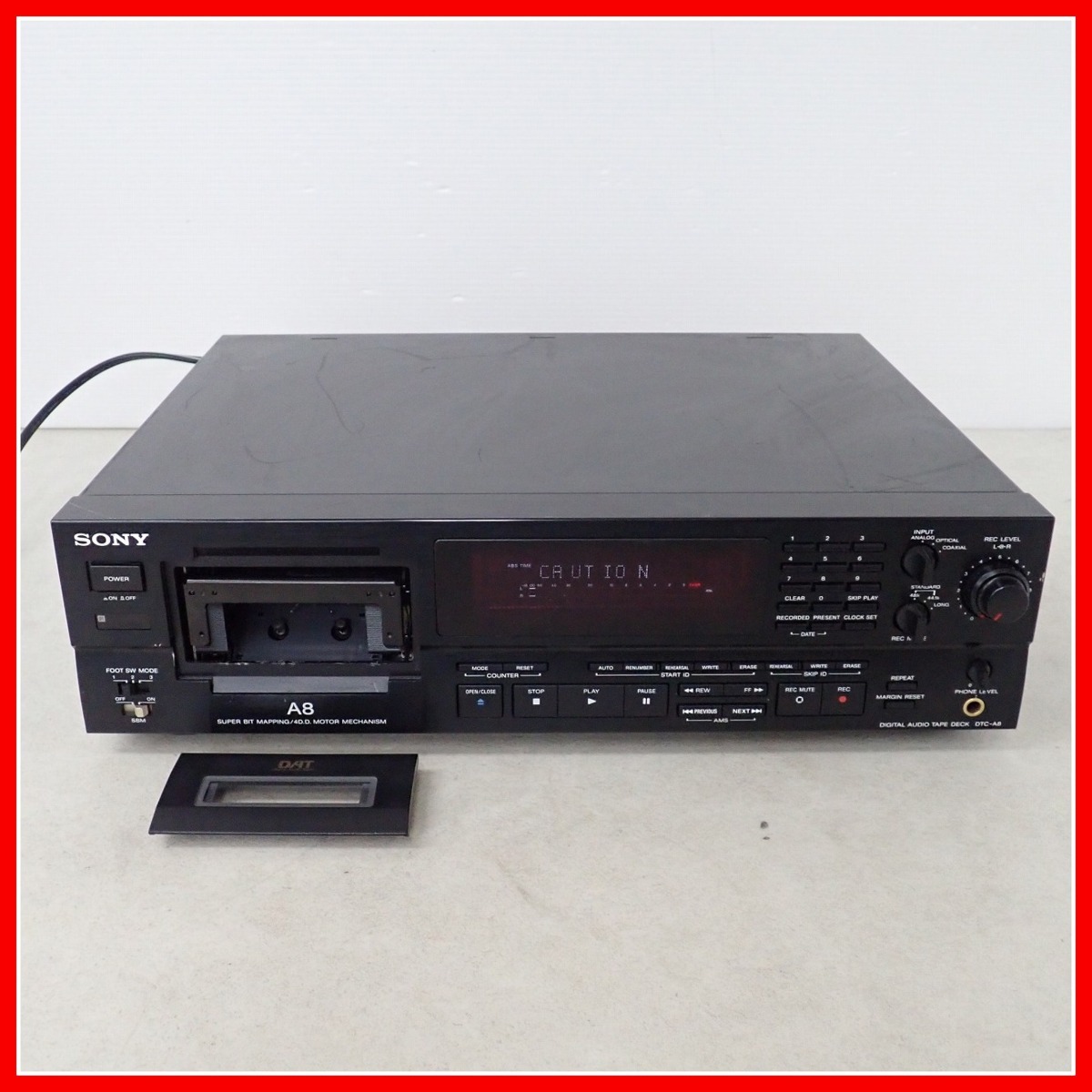 □96kHzハイサンプリング DAT デッキ PIONEER D-07 メンテ済み、専用