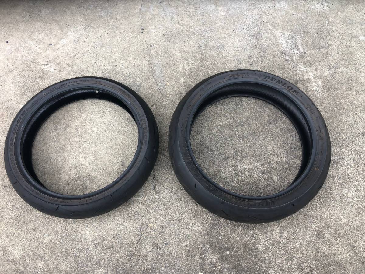 ダンロップ α14 まだまだ使えます！110/70-17 140/60-18 - Webike 