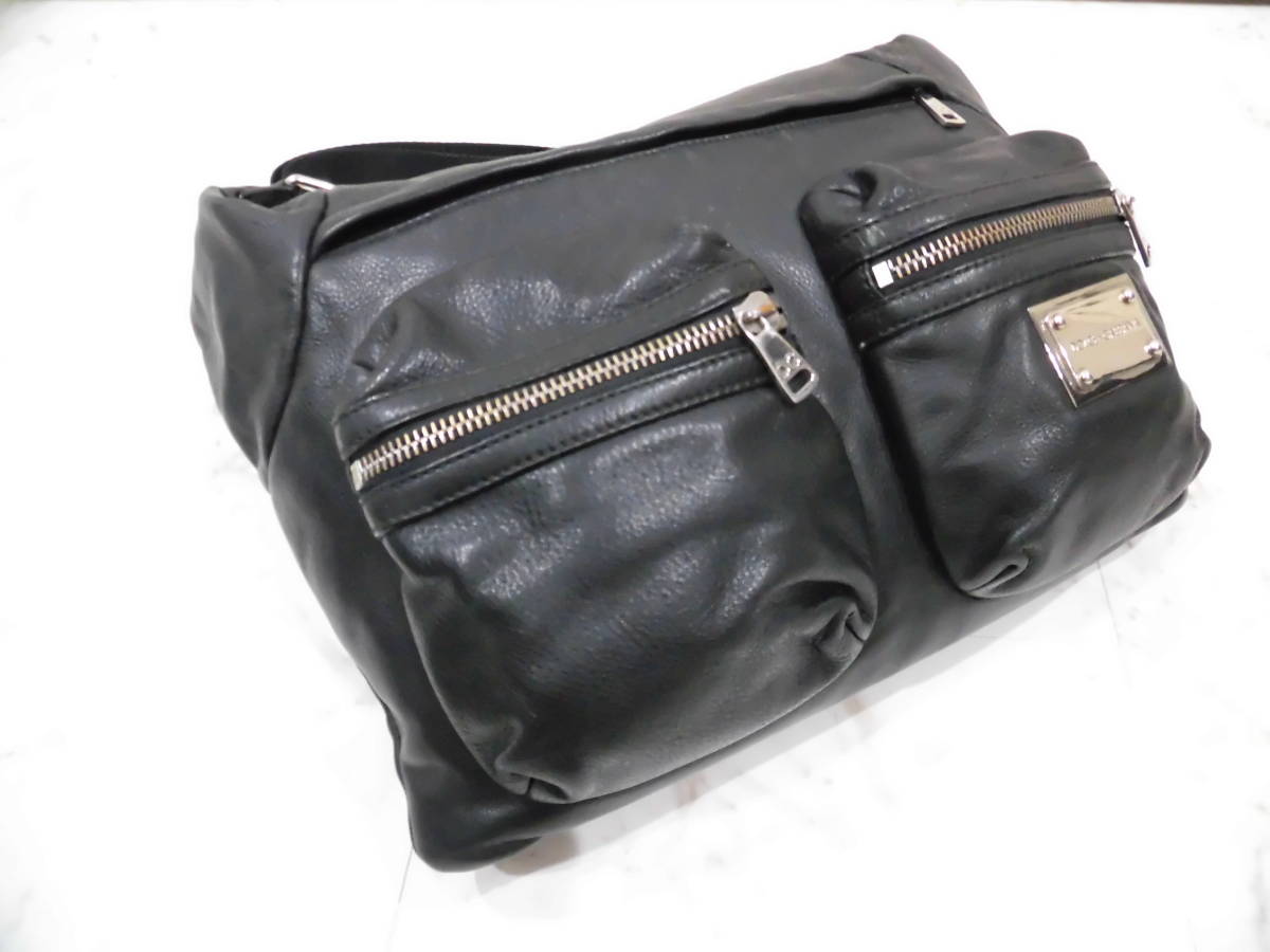 DOLCE&GABBANA レザーショルダーバッグ ドルチェ＆ガッバーナ ドルガバ 