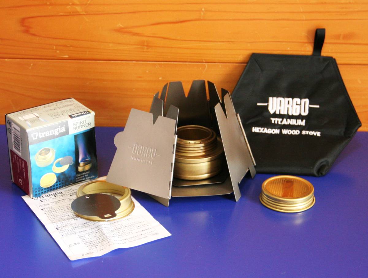 VARGO チタニウム ヘキサゴンウッドストーブ バーゴ UL トランギア
