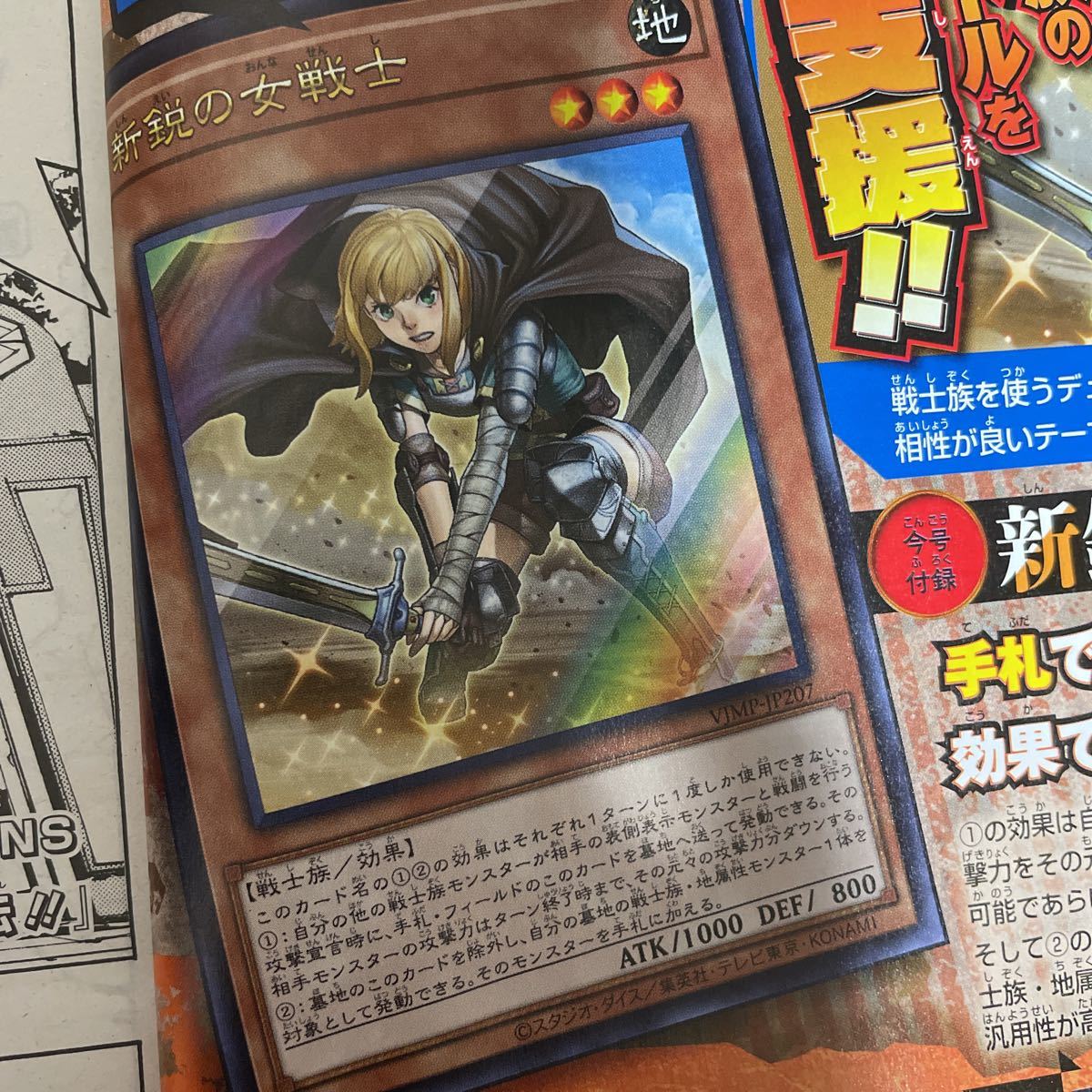 雑誌付録 Vジャンプ11月号付録 遊戯王デュエルモンスターズ 新鋭の女戦士 デュエルモンスターズシリーズ 売買されたオークション情報 Yahooの商品情報をアーカイブ公開 オークファン Aucfan Com