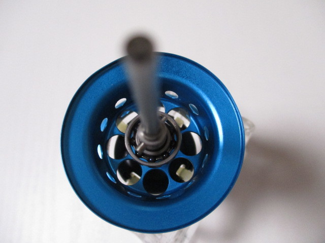 バス釣り KTF IXA オフセットカーボンハンドル ブルー ダイワ用 バス