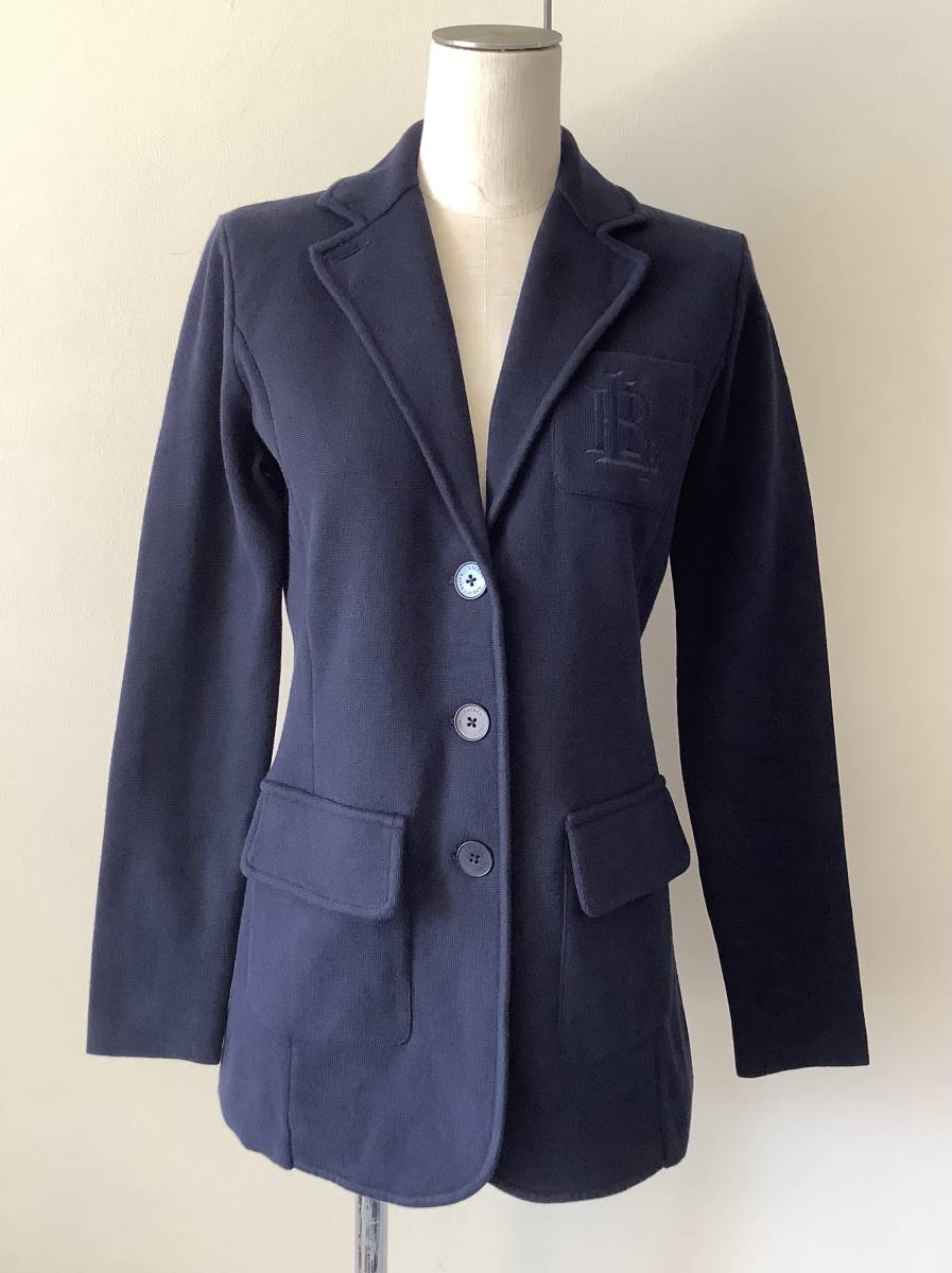 LAUREN Ralph Lauren新品L♪ローレンネイビー綺麗目カジュアルニット 