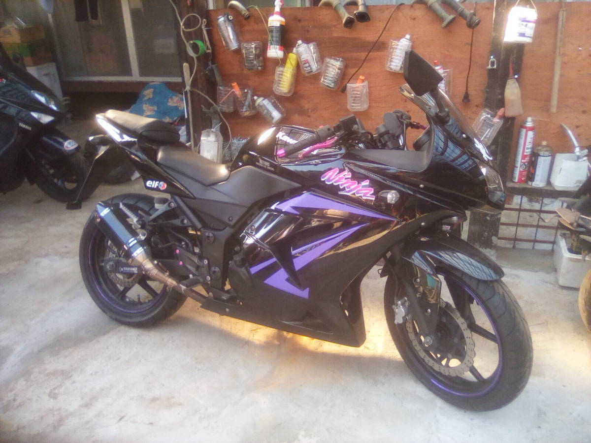 NINJA250R ニンジャ250R EX250K 快調 阿見町吉原263-1から 下見早期