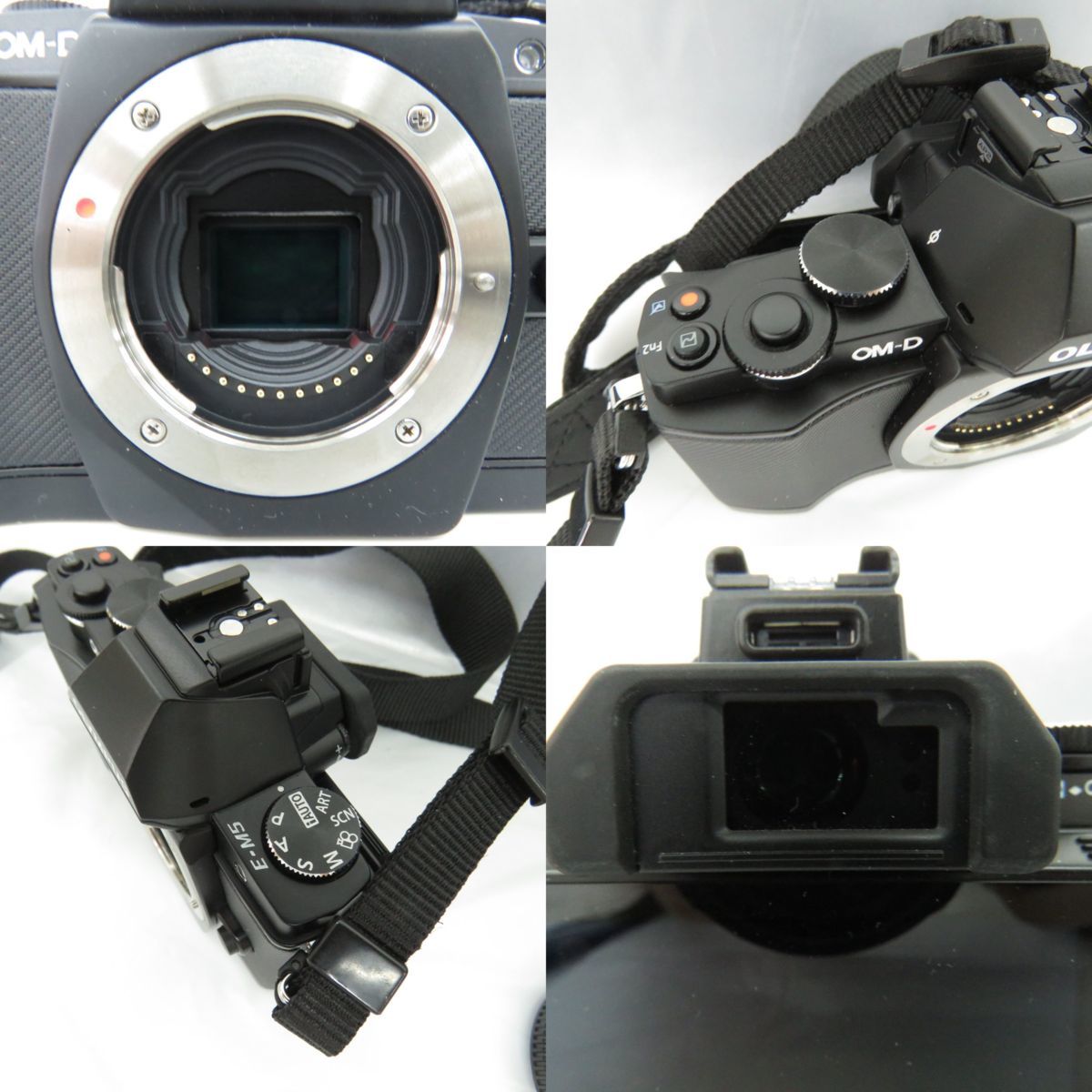 【美品】OLYMPUS オリンパス ミラーレス一眼レフカメラ OM-D E-M5 ダブルズームキット ブラック 10839873 OLYMPUS PEN オリンパス OM オリンパス&frasl;ミラーレス一眼レフカメラ 一眼レフ