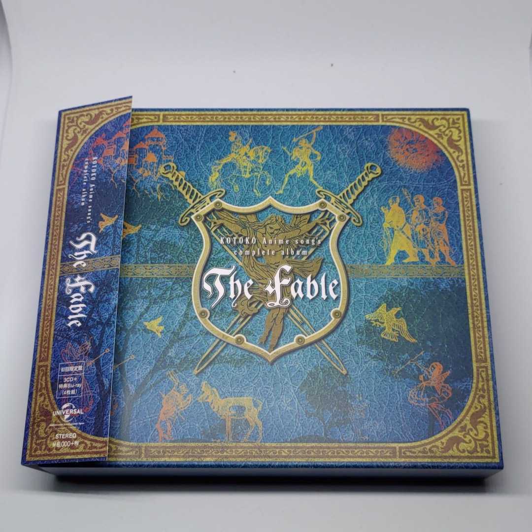 正規品，得価 KOTOKO Anime song's complete album The Fable 初回限定盤3CD+特典Blu-ray ベストアルバム アニソン全曲収録 高瀬一矢 中沢伴行 C.G mix(アニメソング一般)｜売買されたオークション情報、yahooの商品情報 アニメソング一般