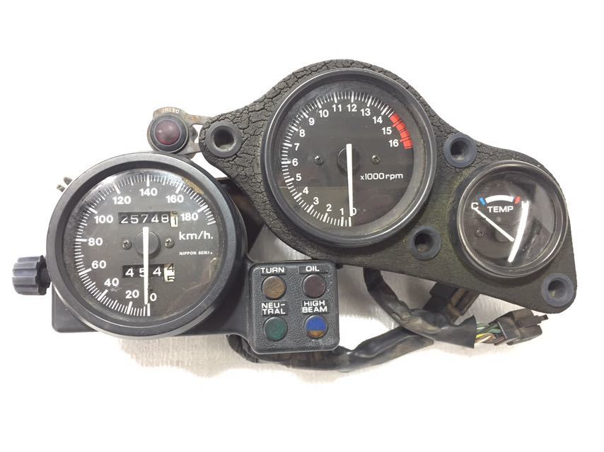 3498 ホンダ CBR400RR NC23 スピードメーター タコメーター 純正 実動