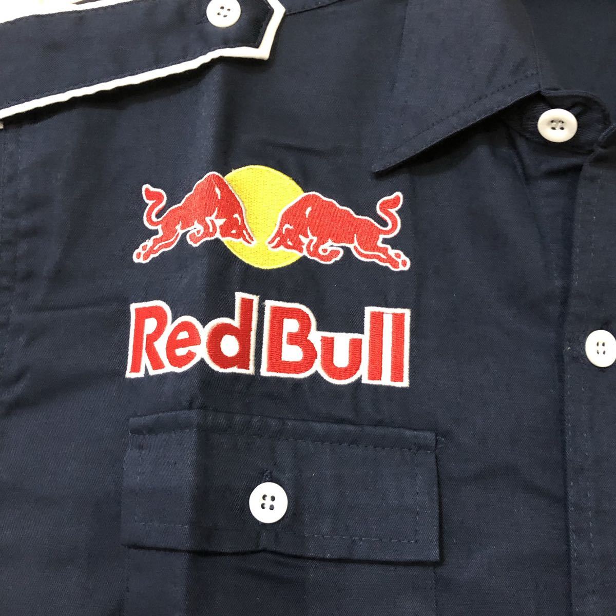 ピットシャツ XXLサイズ ネイビー レッドブル REDBULL ワークシャツ 