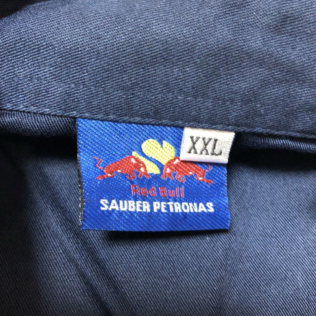 ピットシャツ XXLサイズ ネイビー レッドブル REDBULL ワークシャツ 