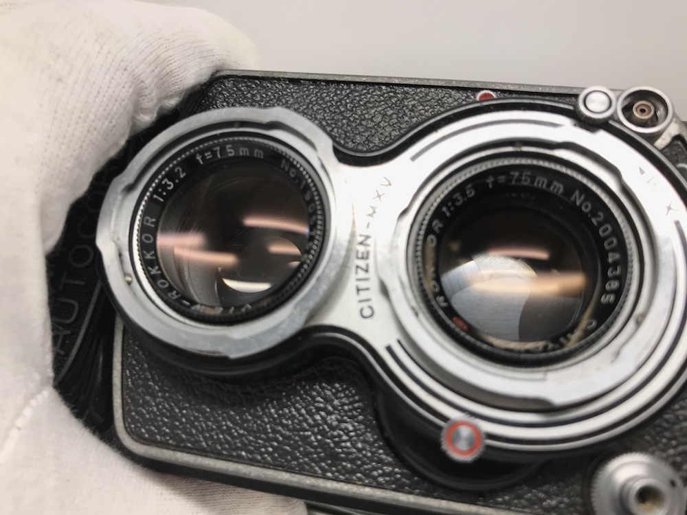 20258●Minolta AUTOCORD VIEW-ROKKOR 1:3.2 f=75mm CHIYOKO ROKKOR 1:3.5 f=75mm AUTOCORD VIEW-ROKKOR 1:3.2 HG W 3.2