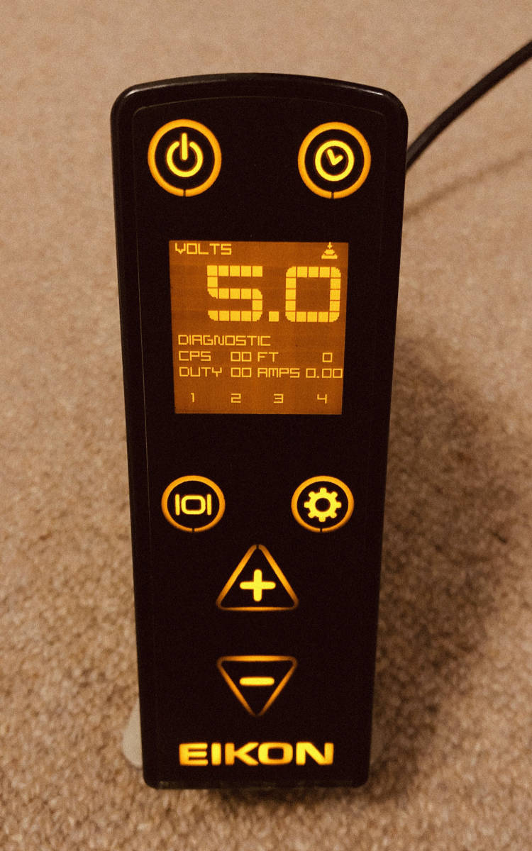 タトゥーマシン用パワーサプライ☆tattoo powersupply 大きな電圧表示