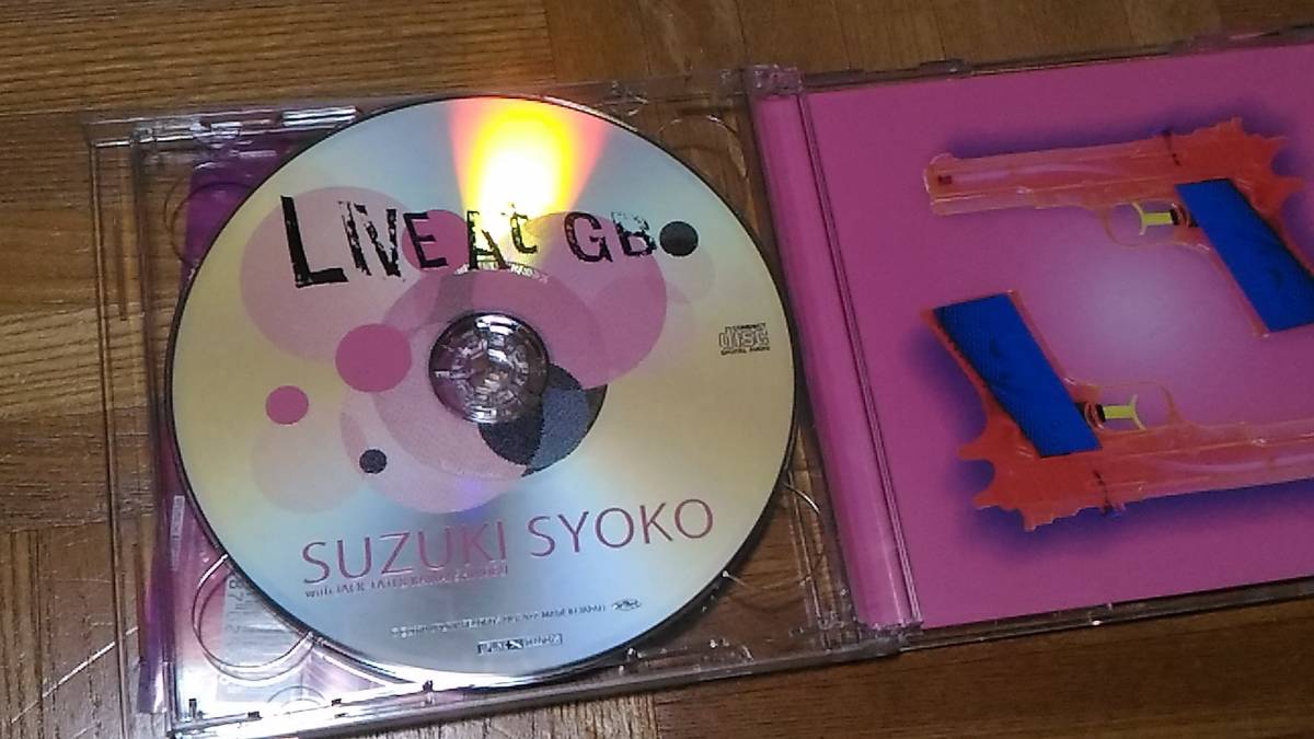 DVD SUZUKI SYOKO with JACK-TATI & KAWAI SHINOBU LIVE AT GB[DVD&CD](品)