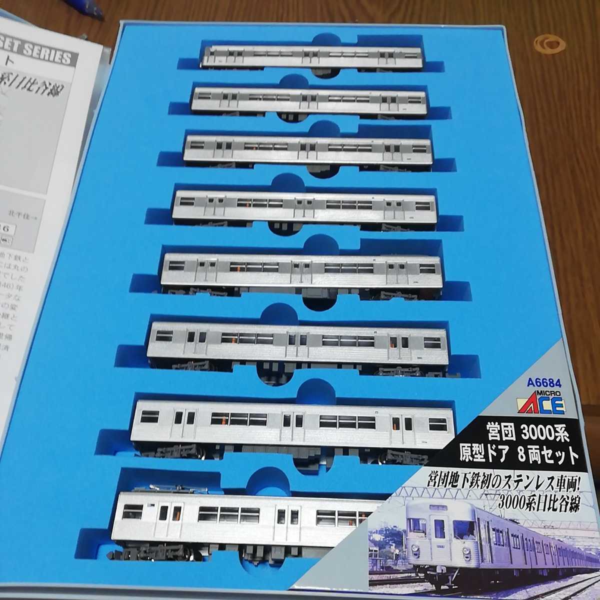 営団3000系 原型ドア8両セット マイクロエース MICRO Ace A-6684 A6684