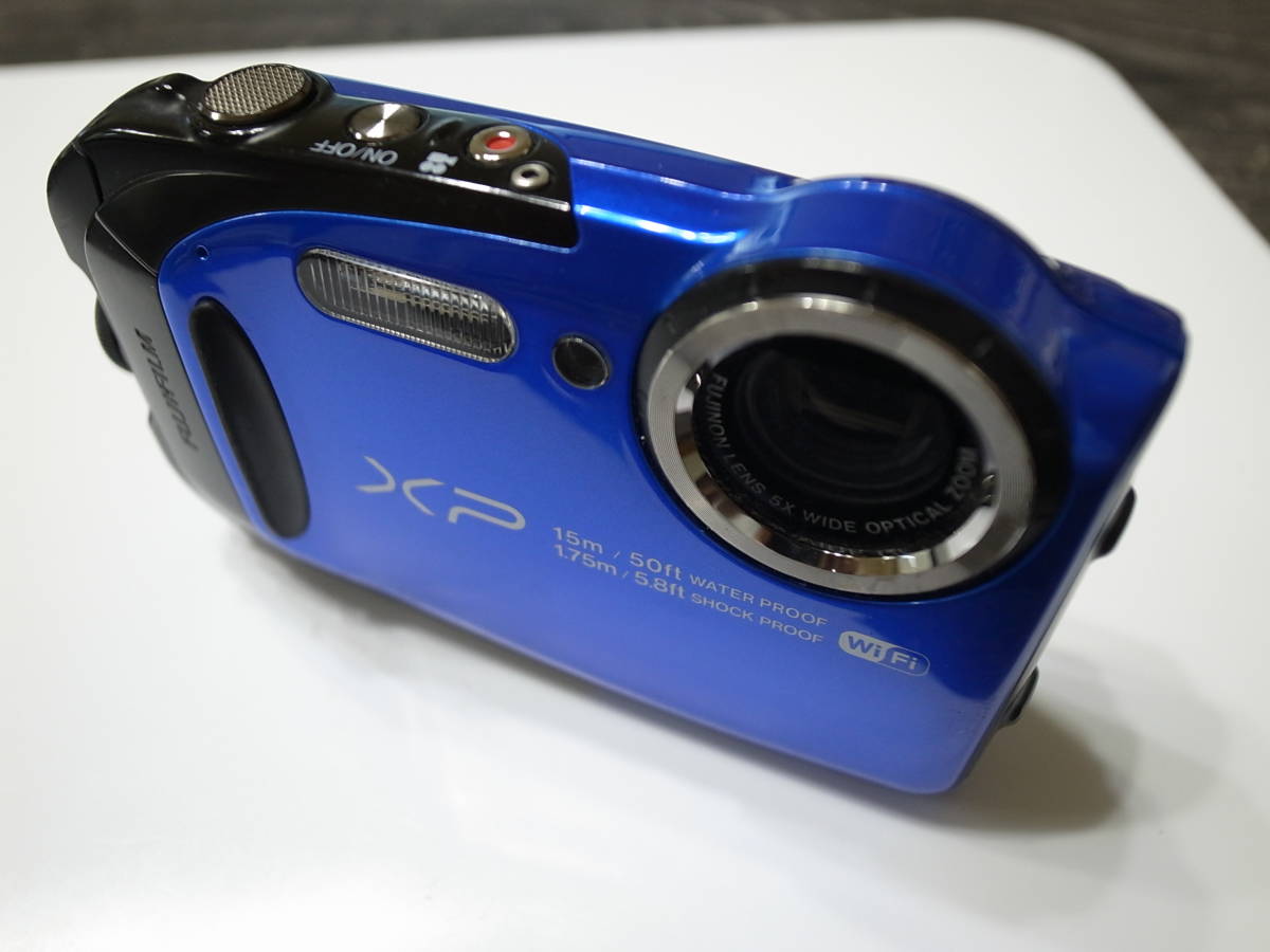 富士フィルム FINEPIX XP80 ブルー//15m防水 1.75m耐衝撃 -10度 ⑥(富士フイルム)｜売買されたオークション情報 ...
