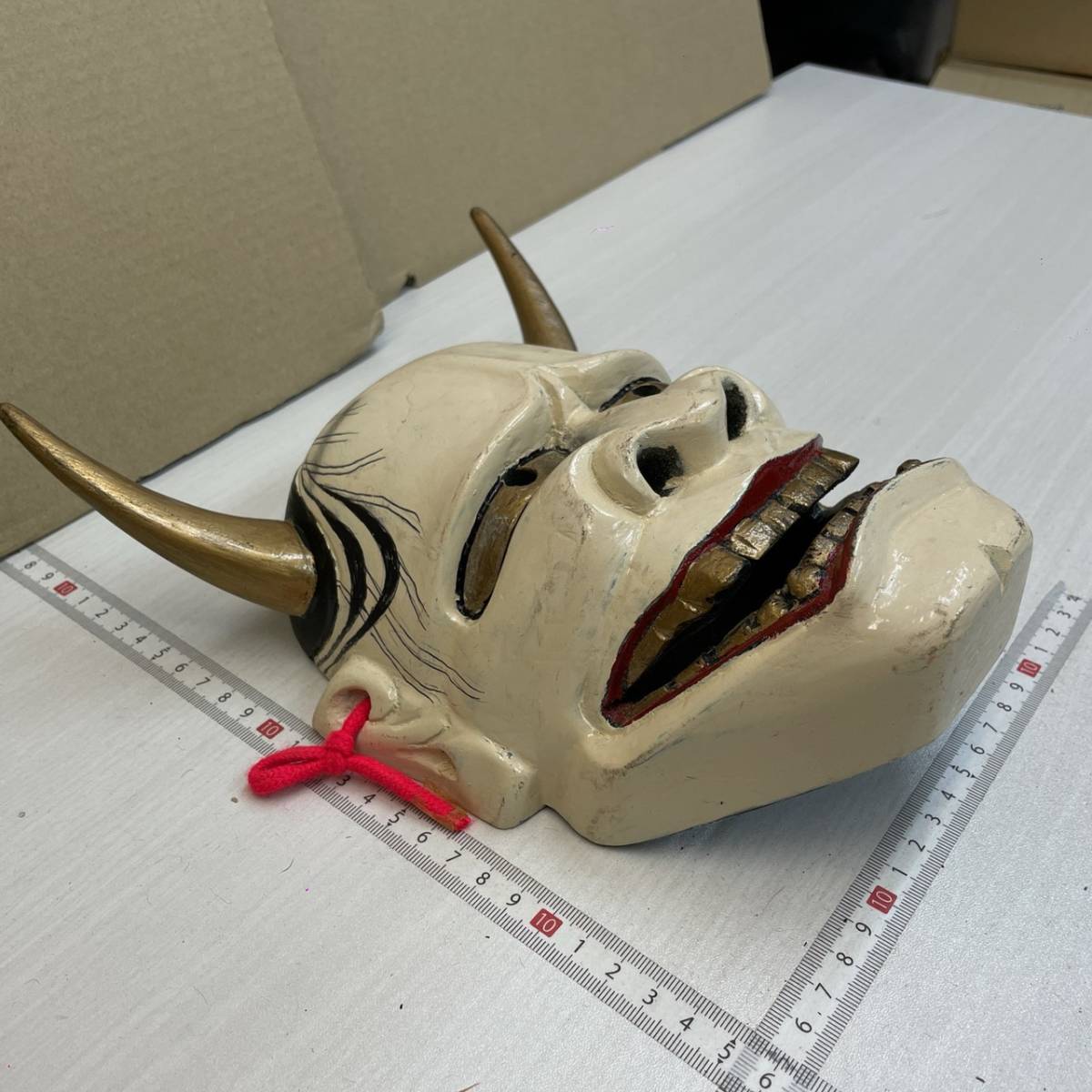Yahoo!オークション - 能面 「般若 魔除け 石見神楽面 般若 般若面