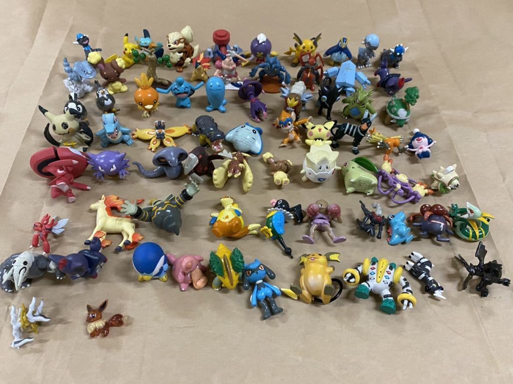 中古品 ジャンク含 52体 セット まとめ ポケモン モンコレ ガチャ 食玩 