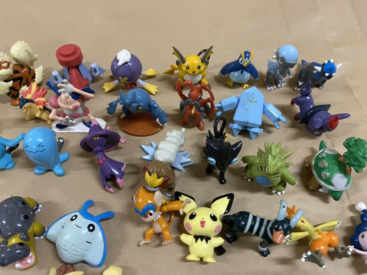 中古品 ジャンク含 52体 セット まとめ ポケモン モンコレ ガチャ 食玩 