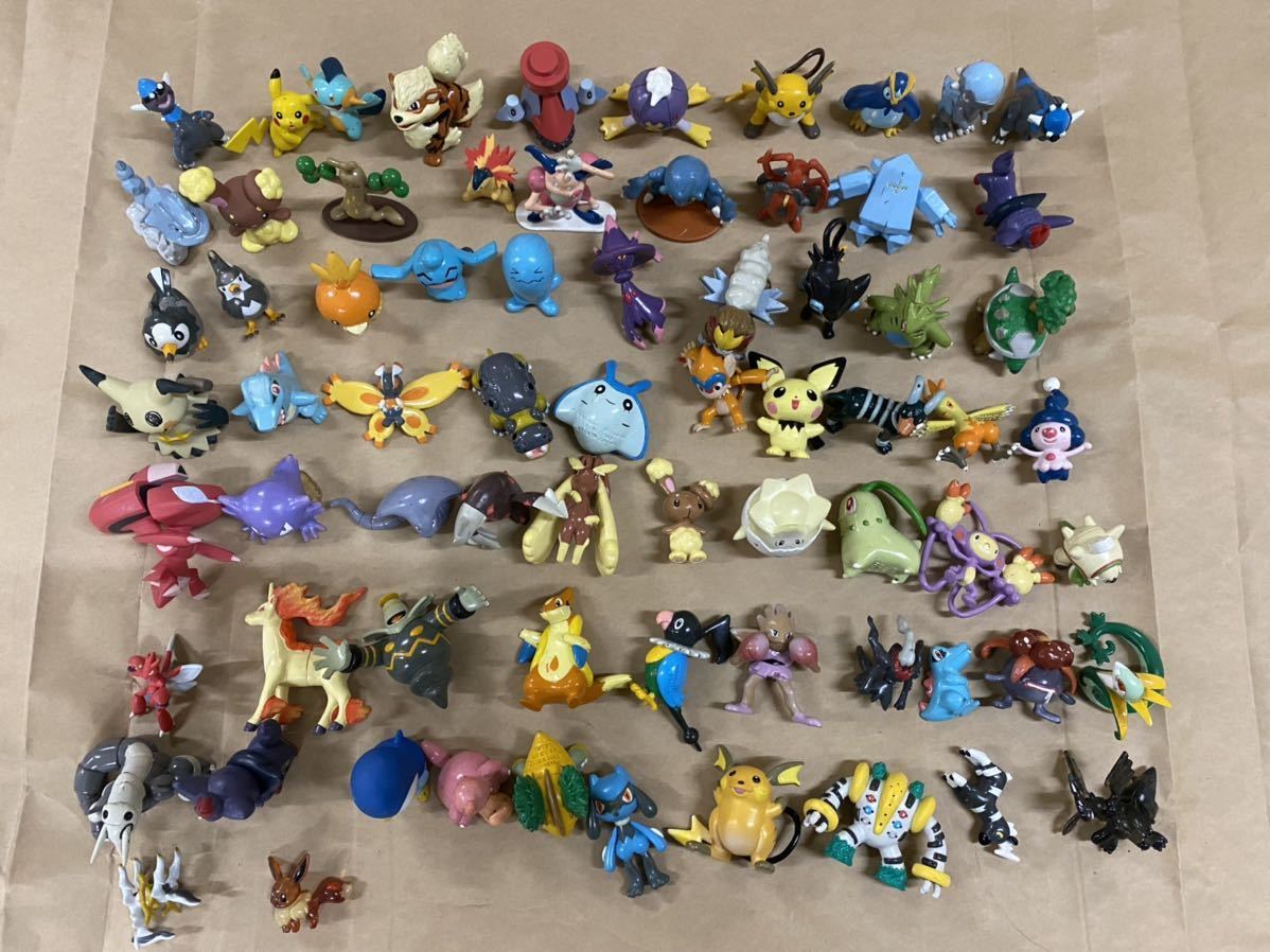 中古品 ジャンク含 52体 セット まとめ ポケモン モンコレ ガチャ 食玩 