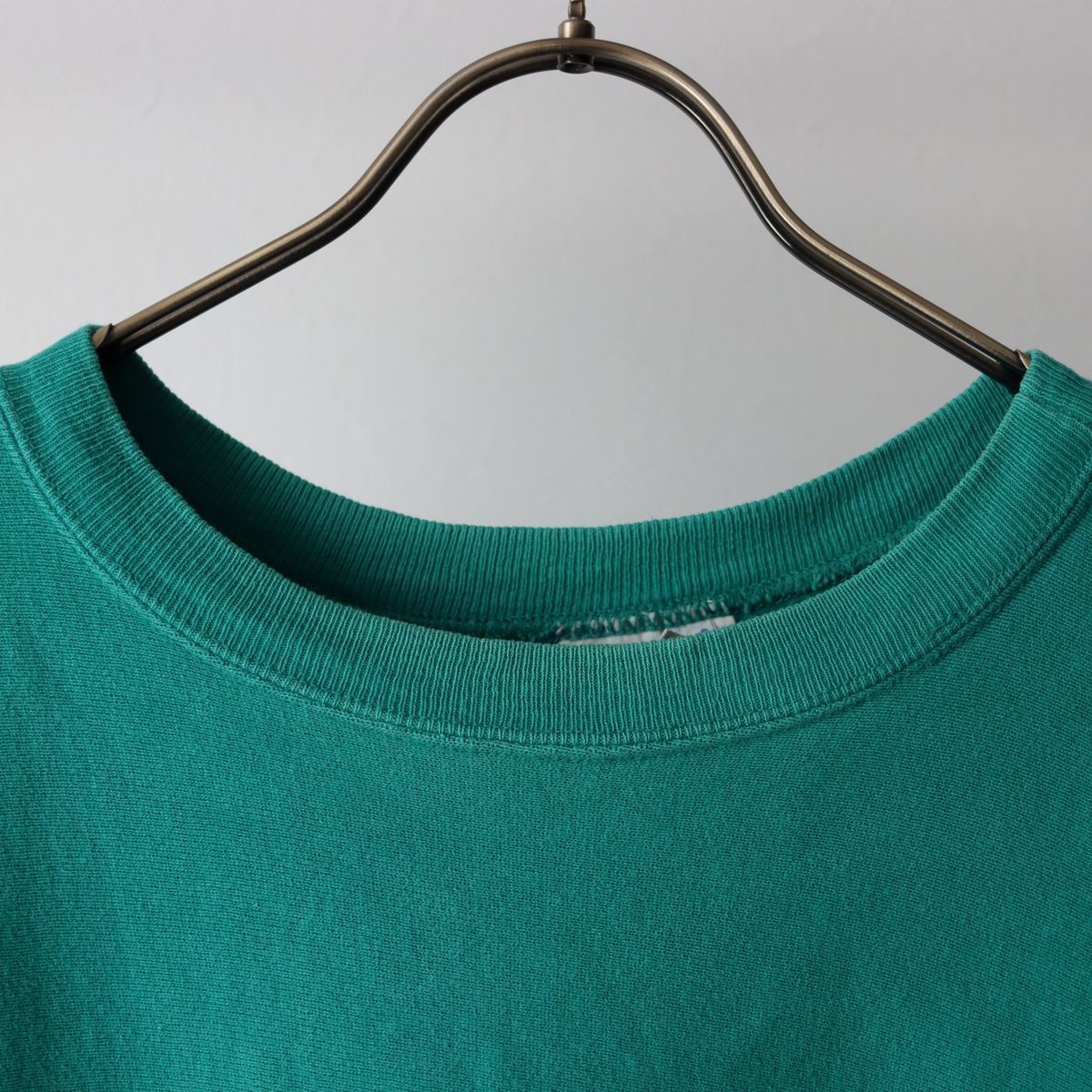 80s アメリカ製 チャンピオン リバースウィーブ グリーン ワンポイント 刺繍ロゴ L / 80s Champion reverse weave ヴィンテージ トリコタグ リバースウィーブ 80s チャンピオン 完全目なし フーディ 90s