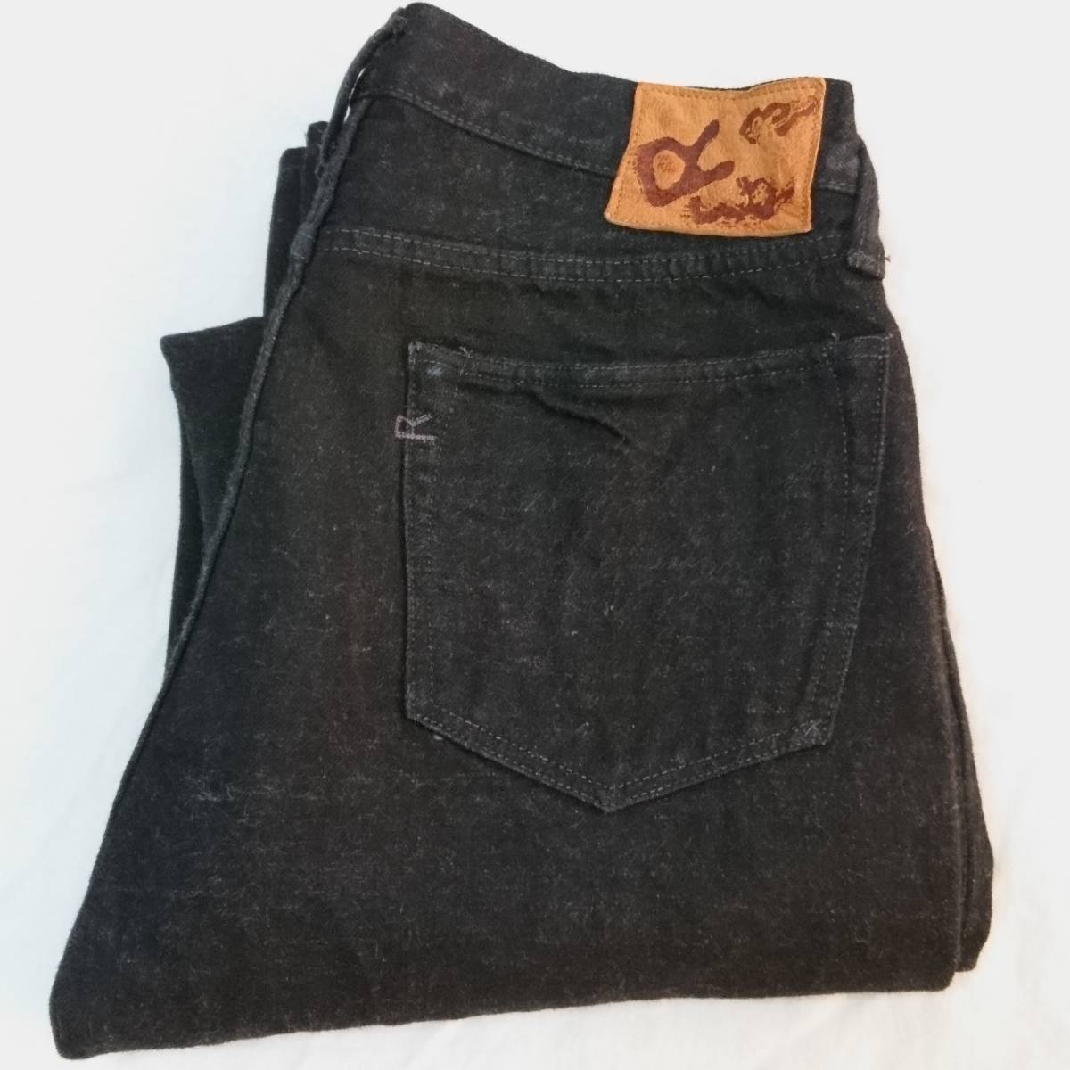 1000円スタート 45rpm ブラックデニム W30 美品 フォーティーファイブ 