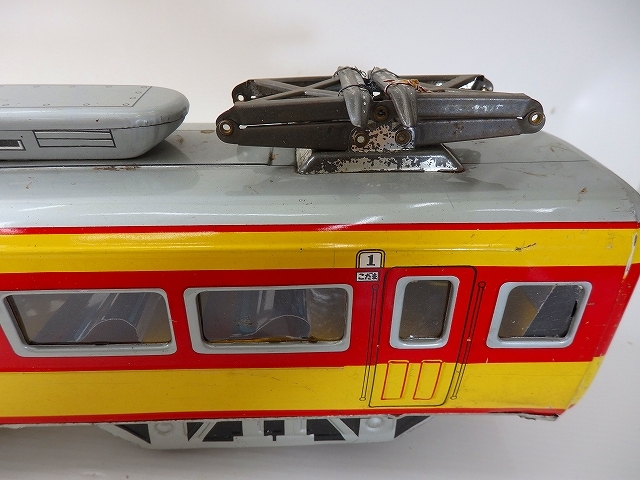 FK-2219 当時物 ブリキ おもちゃ 列車 こだま号 KODAMA ATC アサヒ玩具