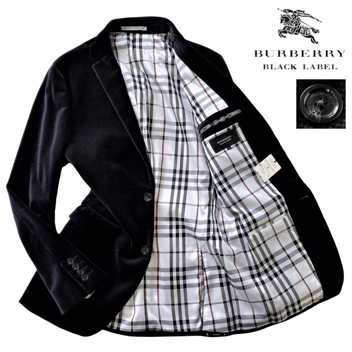 BLACK BURBERRY バーバリーブラックレーベル LABEL 極美品 ノバ ホース 
