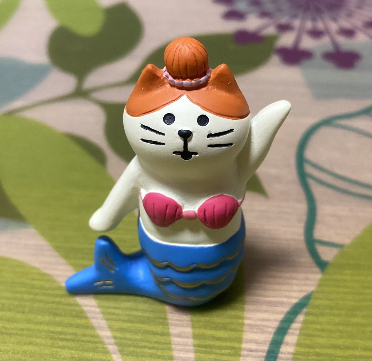 コンコンブル 踊り子にゃん魚 人形 ねこ にゃんこconcombre 置物 