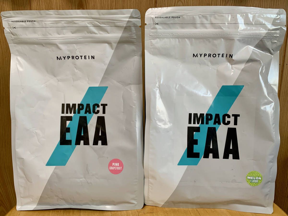 マイプロテイン IMPACT EAA ピンクグレープフルーツ味1kg メロン