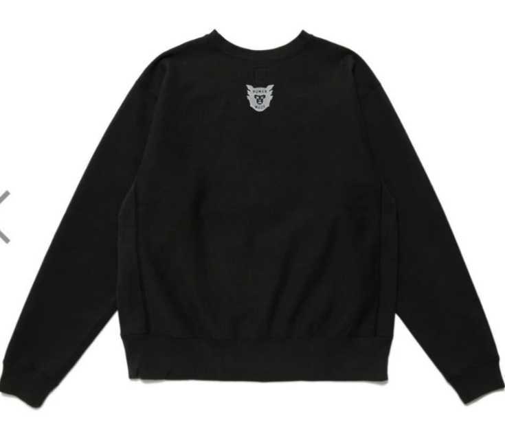 新品未開封 HUMAN MADE SWEATSHIRT KAWS #3 BLACK サイズL 黒