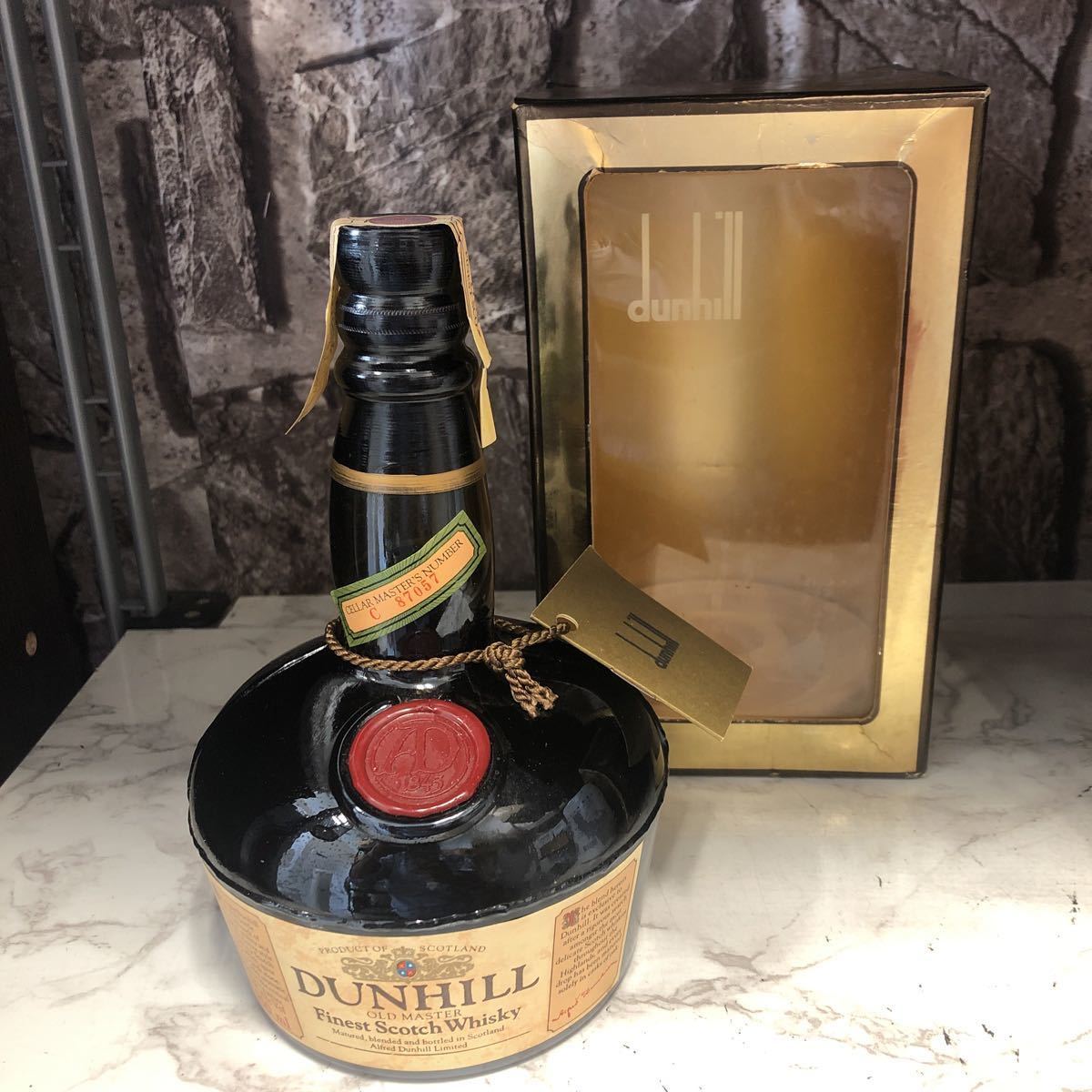 即決★古酒 未開栓 dunhill Finest Scotch Whisky オールドマスター ダンヒル ファイネスト★ウィスキー 洋酒 ブランド酒 スコッチ[Y232] ダンヒル オールドマスター dunhill 43%&frasl;古酒&frasl;ウイスキー&frasl;CE0 DC0 0