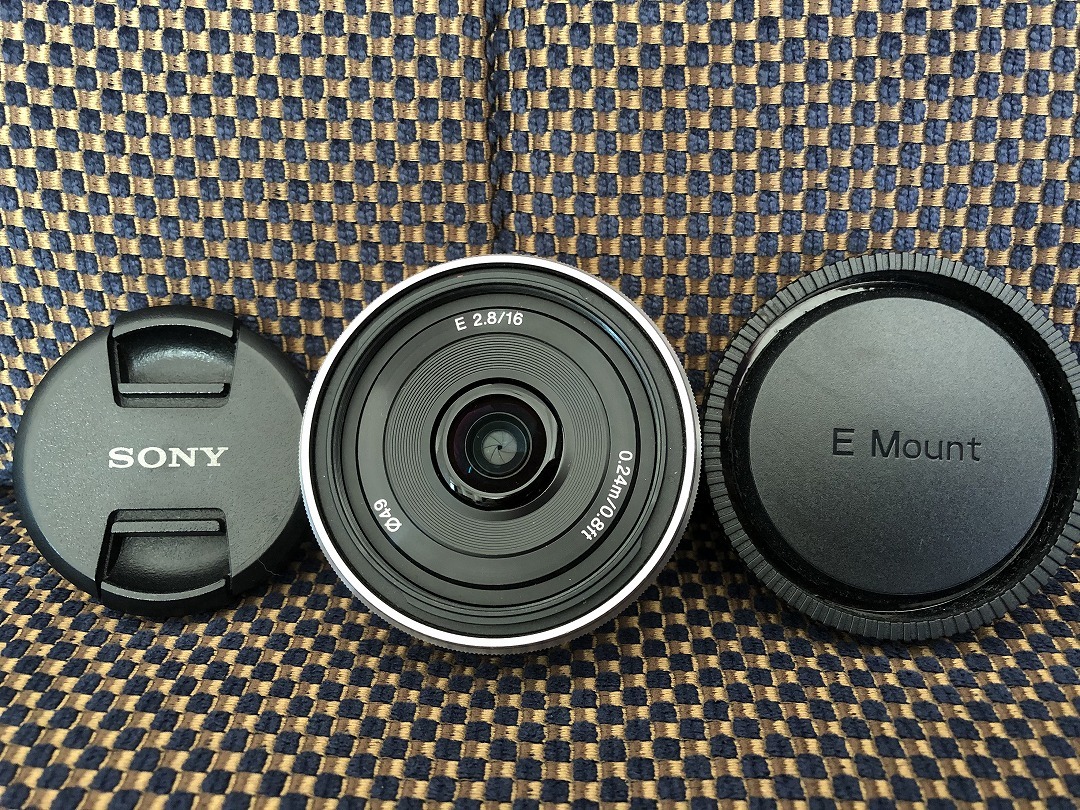 1528o 送込 SONY E 16mm F2.8 ソニー ミラーレス一眼 単焦点レンズ 換算