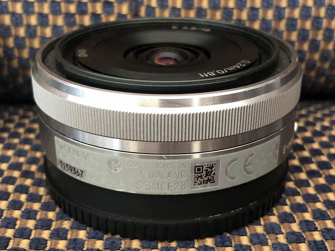 1528o 送込 SONY E 16mm F2.8 ソニー ミラーレス一眼 単焦点レンズ 換算